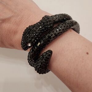Black Mesh Snake Bracelet